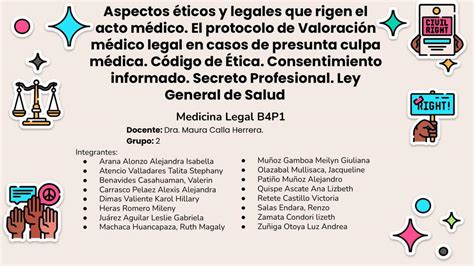 Aspectos Ticos Y Legales Que Rigen El Acto M Dico Ruth Magaly