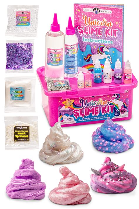 Unicorn Slime Kit Create Magical Glow In The Dark Slime For Girls 10 12