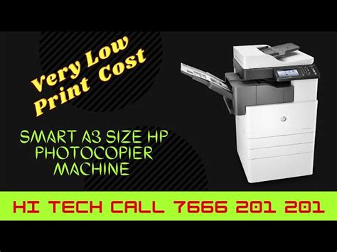 HP Copiers Digital Photocopier HP Laser Jet MFP M 72625DN A3 Size