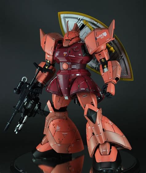 Custom Build MG 1 100 Char S Gelgoog Ver 2 0 Detailed Gundam Kits