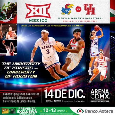 La Conferencia Big 12 llegará a la Arena CDMX el 14 de diciembre de