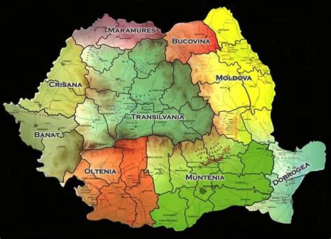 Romania regions map Romania, Mario Characters, Fictional Characters ...