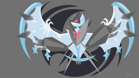 Necrozma Dawn Wings Vectorized Wallpaper By Javickvania On Deviantart