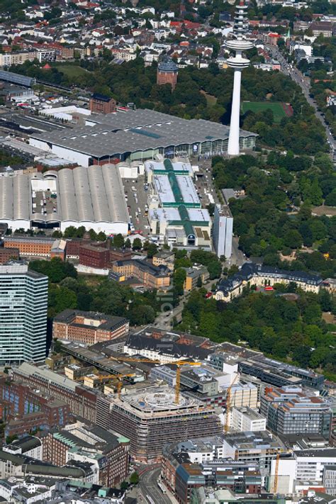 Hamburg Von Oben Neubau Eines B Ro Und Gesch Ftshauses