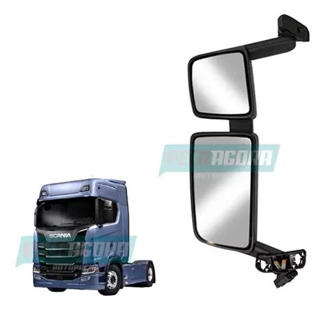 Espelho Retrovisor Esquerdo Eletrico Para Scania Ntg Serie S Frete Gr Tis