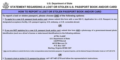 Ds 64 Stolenlost Passport Application Form Passport Office Near Me