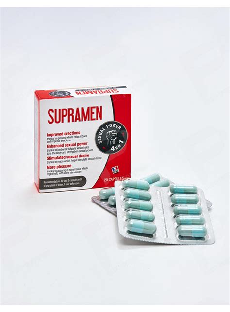 Buy Supramen Sexual Stimulant 20 Tablets 100 Made In France