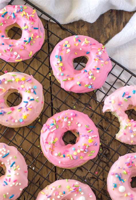 Baked Funfetti Doughnuts Lifes Ambrosia