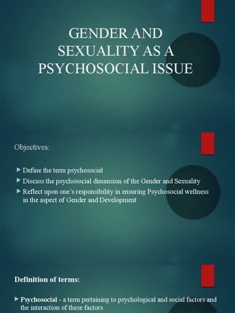 Gender And Sexuality As A Psychosocial Issue Download Free Pdf