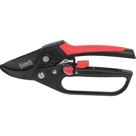 Wilkinson Sword Comfort Grip Ratchet Anvil Pruners Secateurs