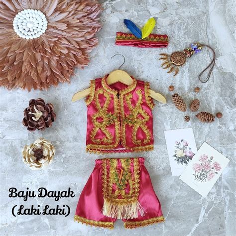 Jual Dayak Anak Kostum Dayak Anak Perempuan Laki Laki Kostum