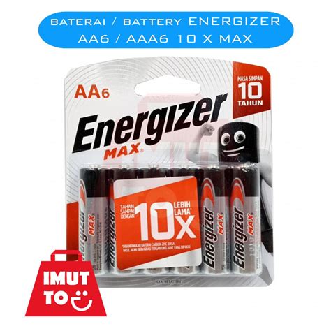 Jual IMUTTO BATU BATTERY BATERAI BATRE BATEREI ENERGIZER MAX ALKALINE