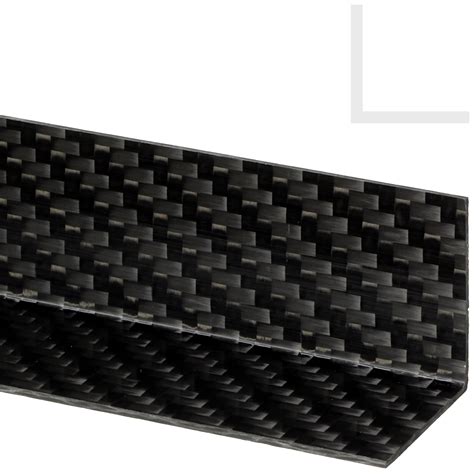 25mm X 25mm Carbon Fibre Angle 1mm 2mm 3mm 4mm Easy Composites