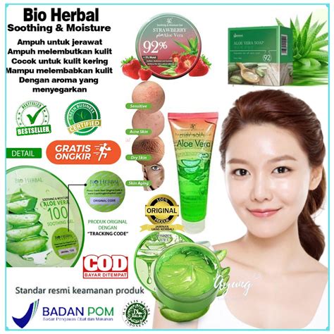 Jual Gel Aloevera Masker Wajah Pelembab Wajah Penyegar Wajah Anti