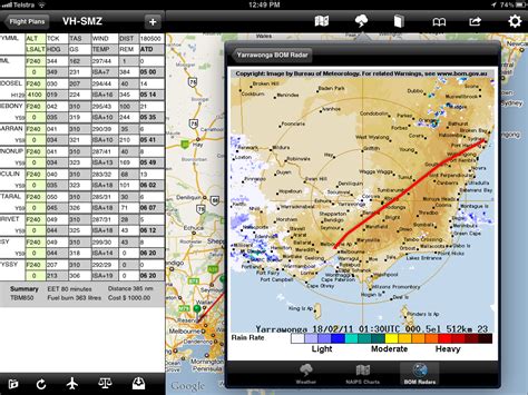 BOM Radars AvPlan EFB Electronic Flight Bag