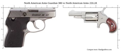 North American Arms Guardian 380 Vs North American Arms 22llr Vs North