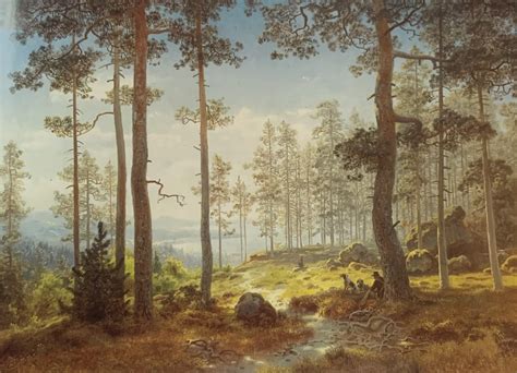 Gude Hans Fredrik Norsk Landskap 1850 Grev Wedels Plass Auksjoner