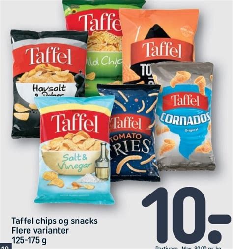 Taffel Chips Og Snacks G Tilbud Hos Rema