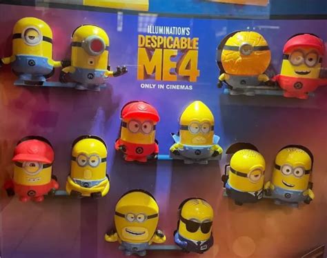 Mcdonalds Happy Meal Toys 2024 Minion Astrix Zilvia