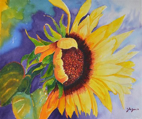 Sunflower Summers Painting By Zola Jean Sherwood