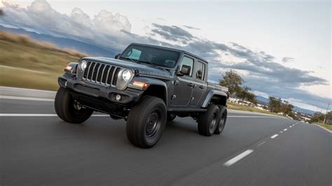 Picape Jeep Gladiator ganha versão de seis rodas Motor Action Brasil