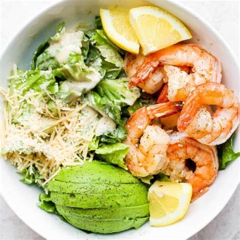 Easy Shrimp Caesar Salad The Wooden Skillet