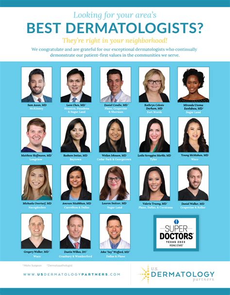 Texas Monthly Super Doctors 2023 U S Dermatology Partners