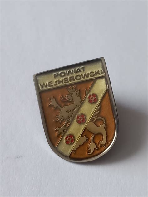 Herb Powiat Wejherowski Przypinka Pin Odznaka Siedlce Kup Teraz Na