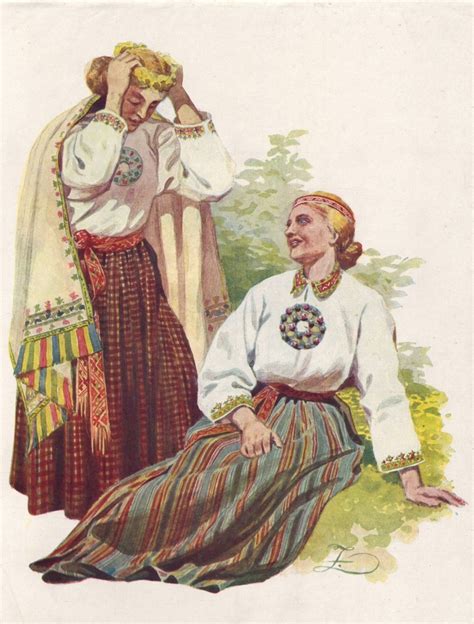 Latvie U Tautas T Rpi Latvian Folk Costumes Photo Folk Design