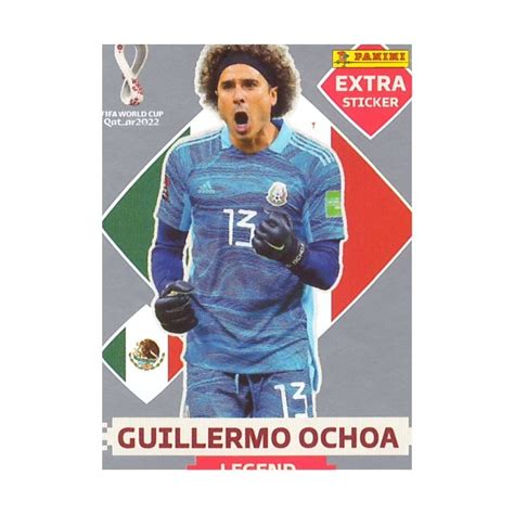 Oferta Extra Sticker Guillermo Ochoa Silver Legend Panini Qatar