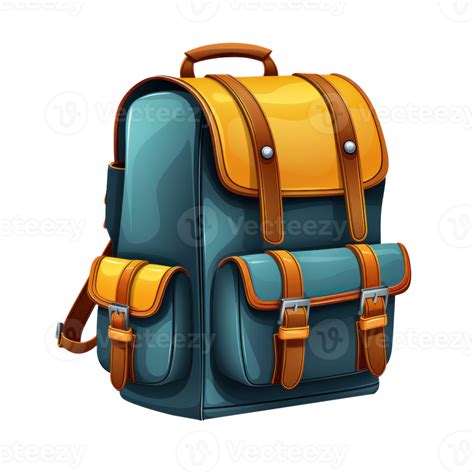 School Backpack Isolated Illustration Ai Generative 26353286 Png