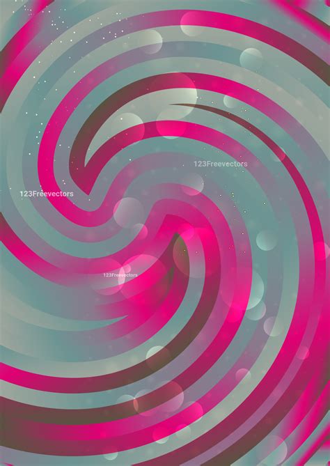 Abstract Pink Blue And Brown Swirling Background