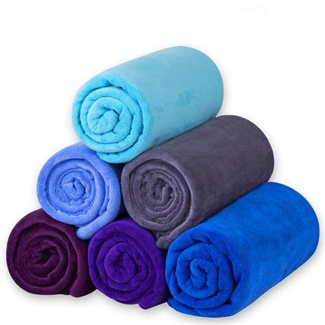 Bath Towels 2 Pack Towel Sets 30 X 60 Extra Absorbent Fast Drying Solid Color