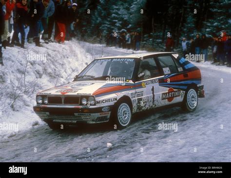 Lancia Delta Integrale 8v 1989 Pilote De Rallye Monte Carlo Miki