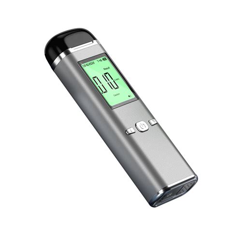 Portable Alcohol Tester Breathalyzer Lcd Digital Non Contact Blowing