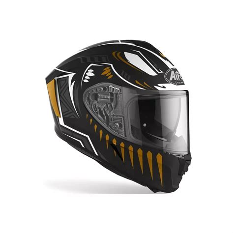 Casque Airoh Spark Vibe Noir Mat Or Noir Mat Or Casque Int Gral