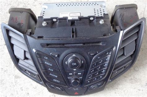 Radio Cd Panel Sterowania Ford Fiesta Mk7 10986374619 Oficjalne