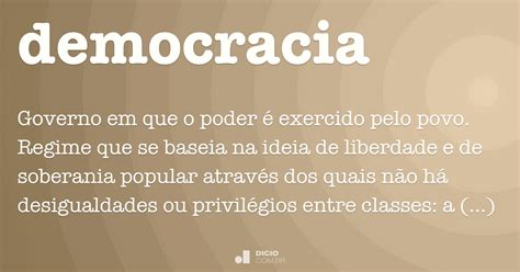 O Conceito De Democracia Apresenta Uma Importante LIBRAIN