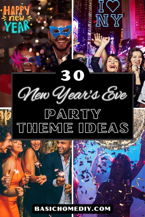 30 Best New Year's Eve Party Themes to Ring in 2024 - Basic Home DIY