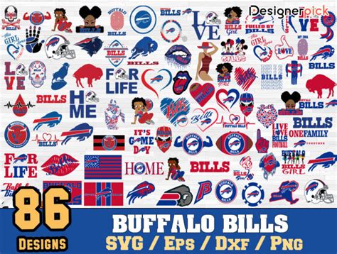 Buffalo Bills Svg Bundle Nfl Bills Svg Designerpick