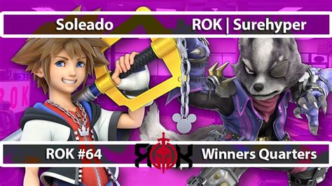 Soleado Sora Vs ROK Surehyper Wolf ROK Esports Smash Ultimate