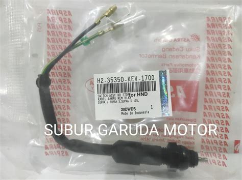 Switch Rem Belakang Grand Supra Karisma Legenda Tipe Kev Merk Aspira