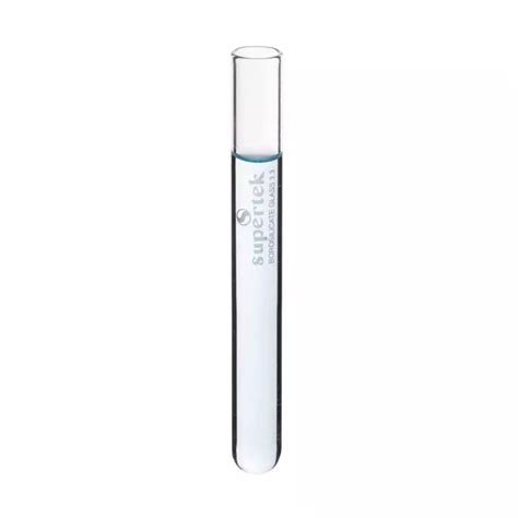 Buy Supertek 7 Ml Borosilicate Glass 3 3 Test Tube Without Rim Size