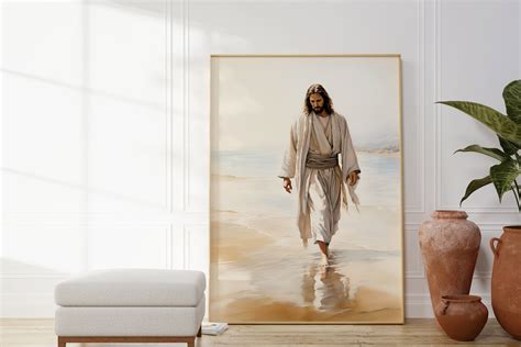 Jesus Walking on Water Jesus Painting Jesus Picture Jesus - Etsy