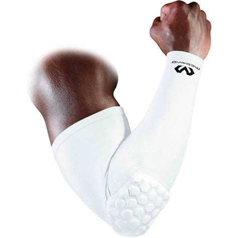 Mcdavid 6500 Hexpad Power Shooter Arm Sleeve One Each Fits Either Arm White Medium Imported