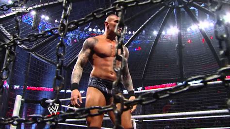 Randy Orton Executes A Draping DDT On Sheamus Elimination Chamber 2011