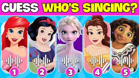 Guess Whos Singing By The Top Best 100 Disney Songs Compilation