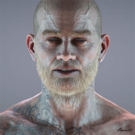 Nordic man portrait by brucelee27 on DeviantArt