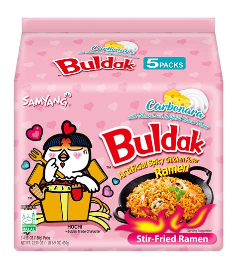 Samyang Buldak Spicy Chicken Noodle Carbonara Flavor Ramen Korean