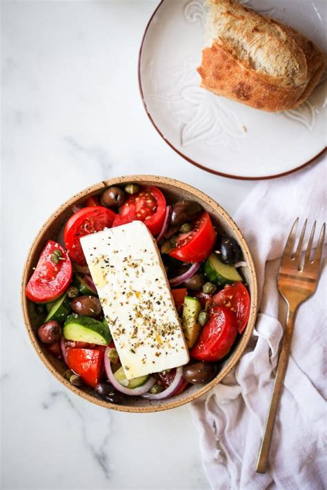 Traditional Greek Salad Recipe Horiatiki Salata